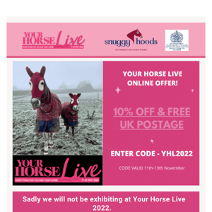 YOUR HORSE LIVE - ONLINE OFFER 💗