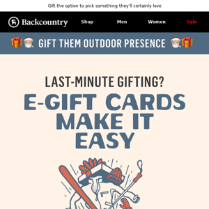 Last-min present? Give an eGift Card