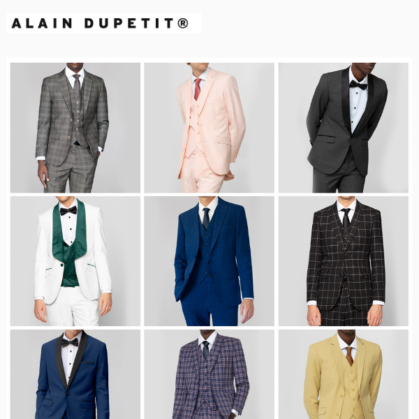 $29 on All Discontinued Suits* | Many Styles Back in Stock