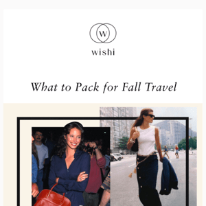 What to Pack for Fall Travel