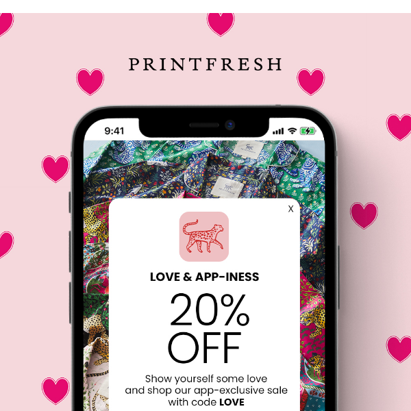 LOVE is on the app 💕