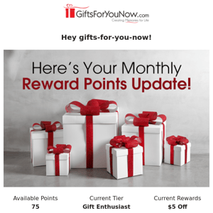 Check Out Your Gift Rewards Points Status