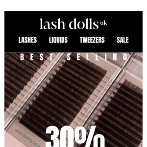 BESTSELLING BROWN LASHES