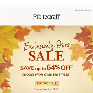 Pfaltzgraff Favorites Now up to 64% Off