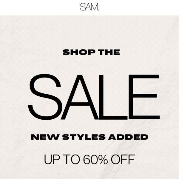 SHOP THE SALE!