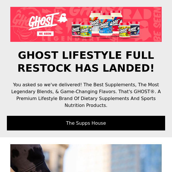 GHOST Lifestyle Full Restock Has Landed! 📣