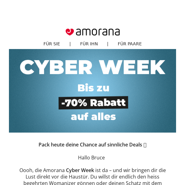 👜 Hallo Cyber Week! 👜