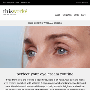 Eye cream must haves | Clinically proven