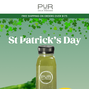 Get ready for St Patrick’s Day with PUR.