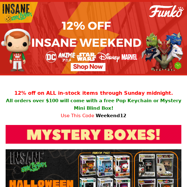🌟🌟Last Chance: 12% OFF on ALL in-stock items + Amazing Mystery Boxes!🌟🌟