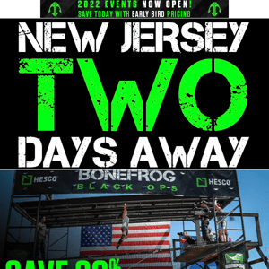 New Jersey - TWO DAYS AWAY