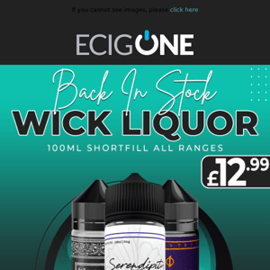 🤩WICK LIQUOR & ZEUS JUICE BACK IN STOCK🤩