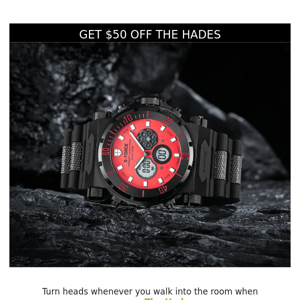 Get $50 off this stunner of a watch