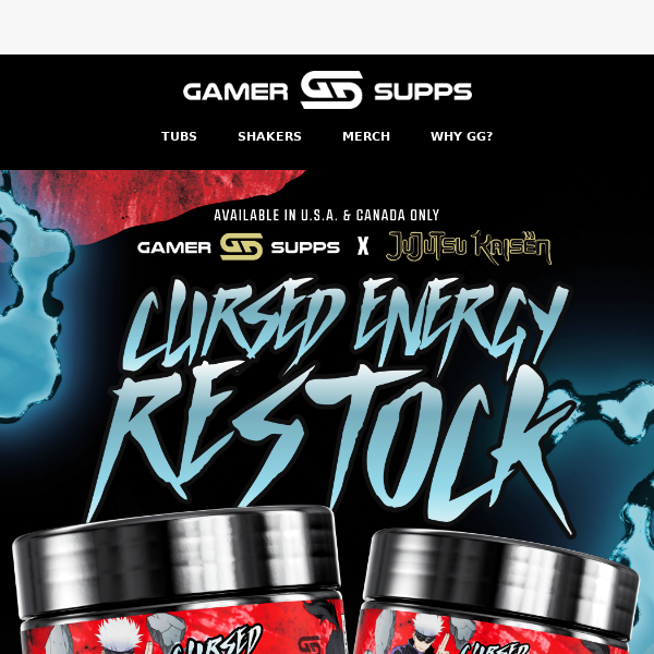 Limited Edition AGT GG Restock with Cursed Energy 👀