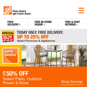 PATIO SAVINGS → Bring Your Best Backyard to Life