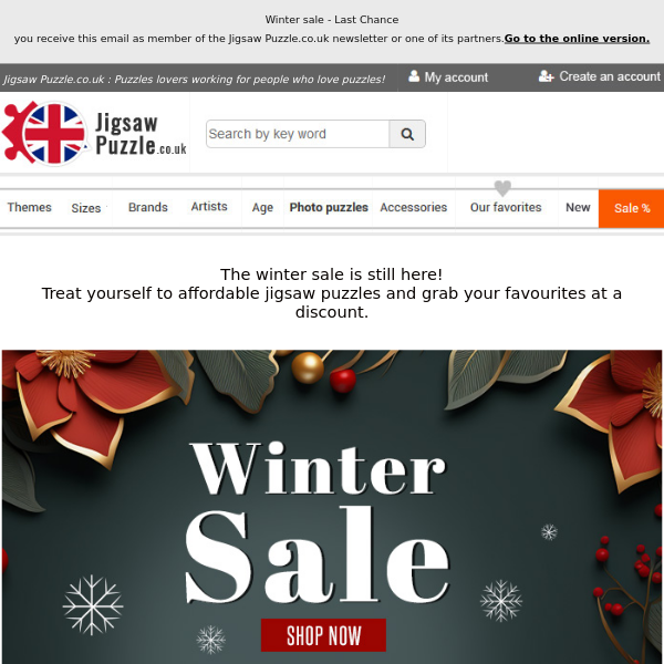 Winter sale - Last Chance