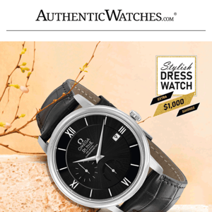 NOW 30% OFF ~ OMEGA De Ville Prestige Men's Dress Watch 42413402101001