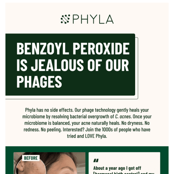 Benzoyl Peroxide side effects: bleaching, peeling, skin irritation...