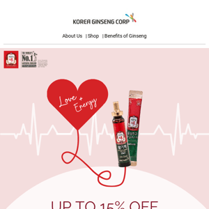 ❤️ Boost Your Heart Health & LOVE Life with Korean Ginseng + Valentine's Day deals!