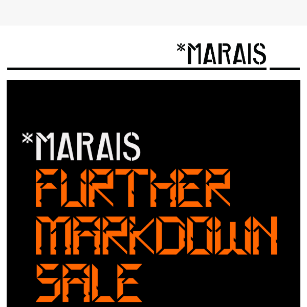 On Now: Further Markdowns Up to 60% Off