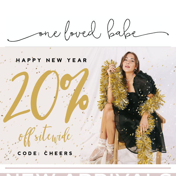 20% OFF STARTS NOW ✨