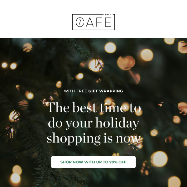 🎁 The best time is now 🎁 Get started with your Holiday Shopping 🎄