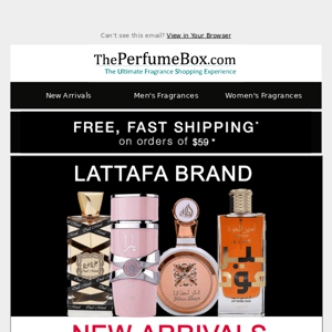 In with the N-E-W: Lattafa Brand On Sale