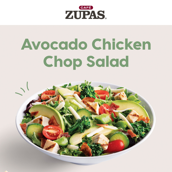 Salad of the Week: Avocado Chicken Chop Salad