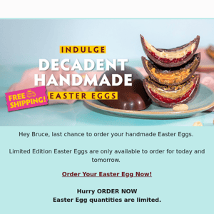 Last Change to order your Handmade Easter Eggs