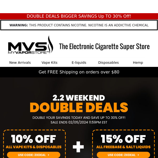 ⚡This Weekend Double the Deals, Double the Savings! 🎉