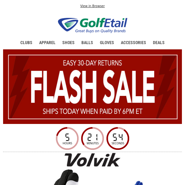 Only $6 / glove‼️ Volvik EZFIT Lycra / Leather Golf Gloves • Save Now