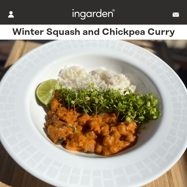 Recipe of the Week: Winter Squash and Chickpea Curry🎃