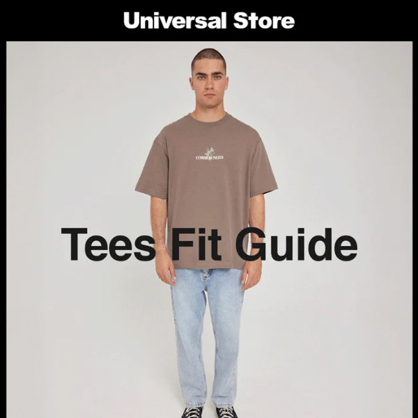 T-SHIRT FIT GUIDE