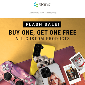 ⚡️FLASH SALE⚡️2 Days Only! Buy One, Get One FREE On All Create Your Own Products!😎