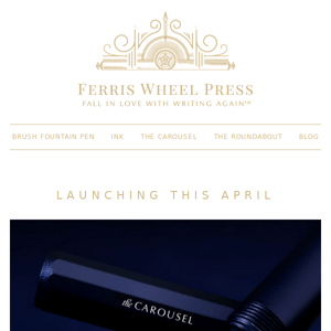 ✨The newest Limited Edition Aluminum Carousel Fountain Pen✨