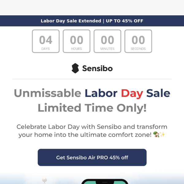Labor Day Sale Extended - Up to 40% Off! 🇺🇸🎉