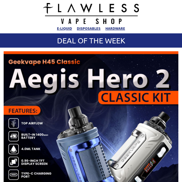 This Week's Deal: Geekvape H45 Classic🦸