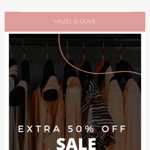 ⚡EXTRA 50% OFF SALE ⚡