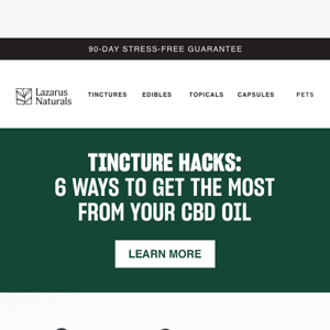 Get Creative with 6 Tincture Hacks