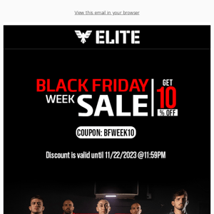 Black Friday Week Sale - Get 10% Off Storewide