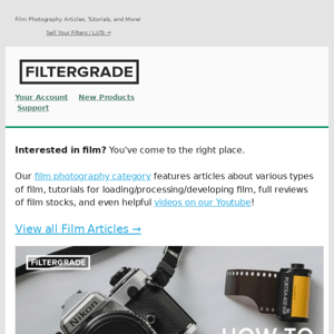 Check on the film photography category on FilterGrade