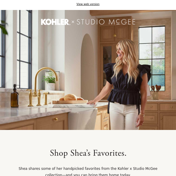 Kohler x Studio McGee: Shea's Picks