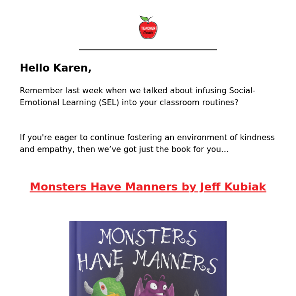 Do your students have monster manners? 👹