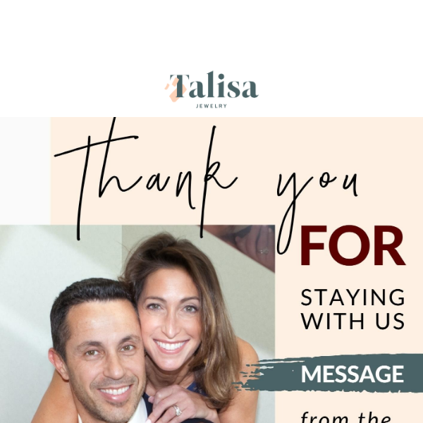 A note from Lisa & Tal 💌