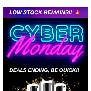 (BOOM 🔥) CYBER MONDAY NOW LIVE