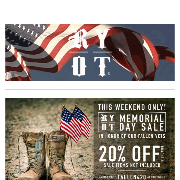 💨💨 MEMORIAL DAY SALE!💨💨