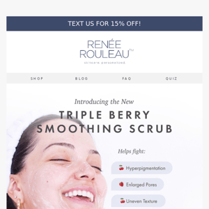 NEW Triple Berry SCRUB ✨