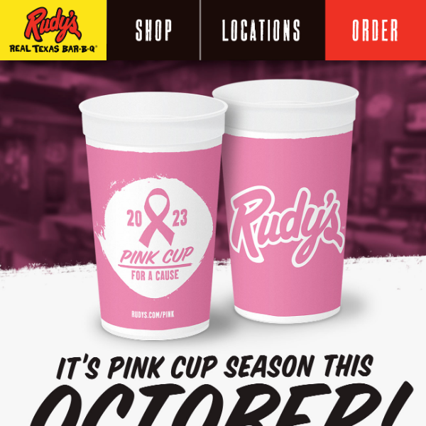 It's Pink Cup season, y'all!