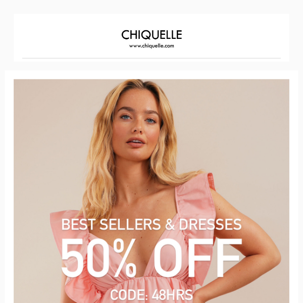 BEST-SELLERS & DRESSES: 50% OFF! 🍯