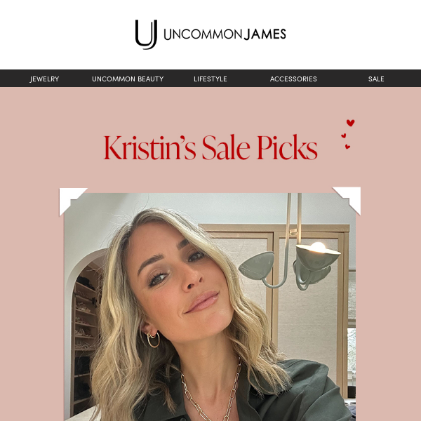 Kristin’s top 30% off V-Day styles